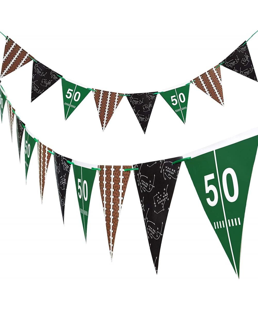 2 Pieces Football Pennant Banner American Football Theme String Flags Banners for Sports Clubs Party Decorations $18.21 - Kid...