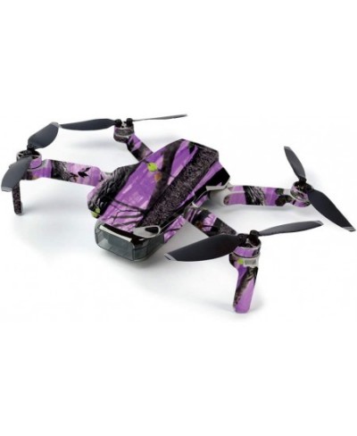 MightySkins Skin for DJI Mavic Mini Portable Drone Quadcopter - Purple Tree Camo | Protective Durable and Unique Vinyl Decal ...