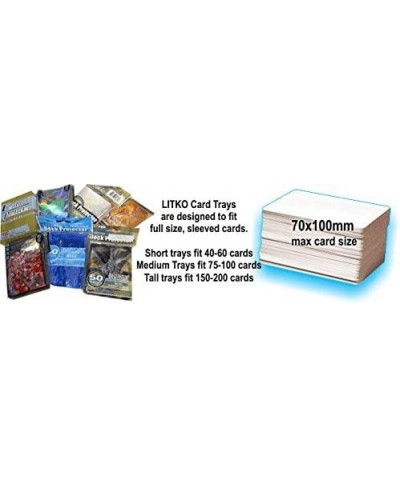 Deck Tray with Discard Tray (Short Holds 40-60 Cards Standard US/Euro Sized Cards) $39.25 - Card Games