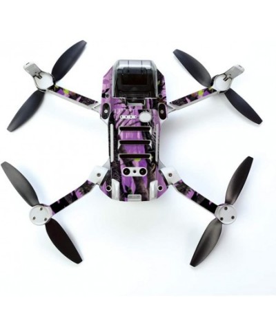 MightySkins Skin for DJI Mavic Mini Portable Drone Quadcopter - Purple Tree Camo | Protective Durable and Unique Vinyl Decal ...