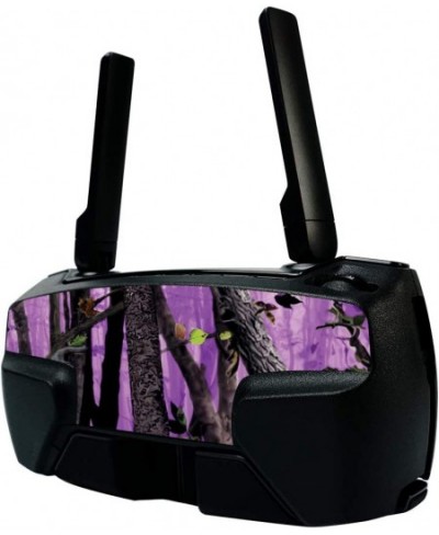 MightySkins Skin for DJI Mavic Mini Portable Drone Quadcopter - Purple Tree Camo | Protective Durable and Unique Vinyl Decal ...