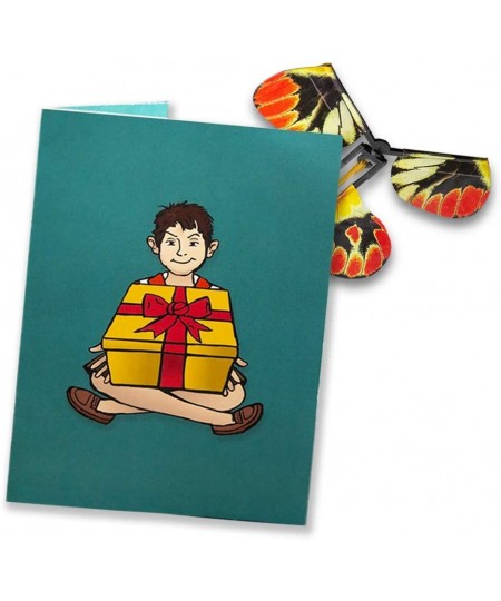 Adams Pranks and Magic Flying Butterfly Card Prank Complete with Greeting Card Ready to Load $16.11 - Gags & Practical Joke Toys