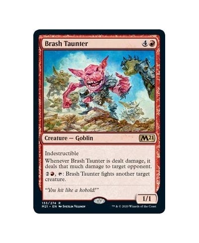 Magic: The Gathering - Brash Taunter - Core Set 2021 $13.61 - Board Games