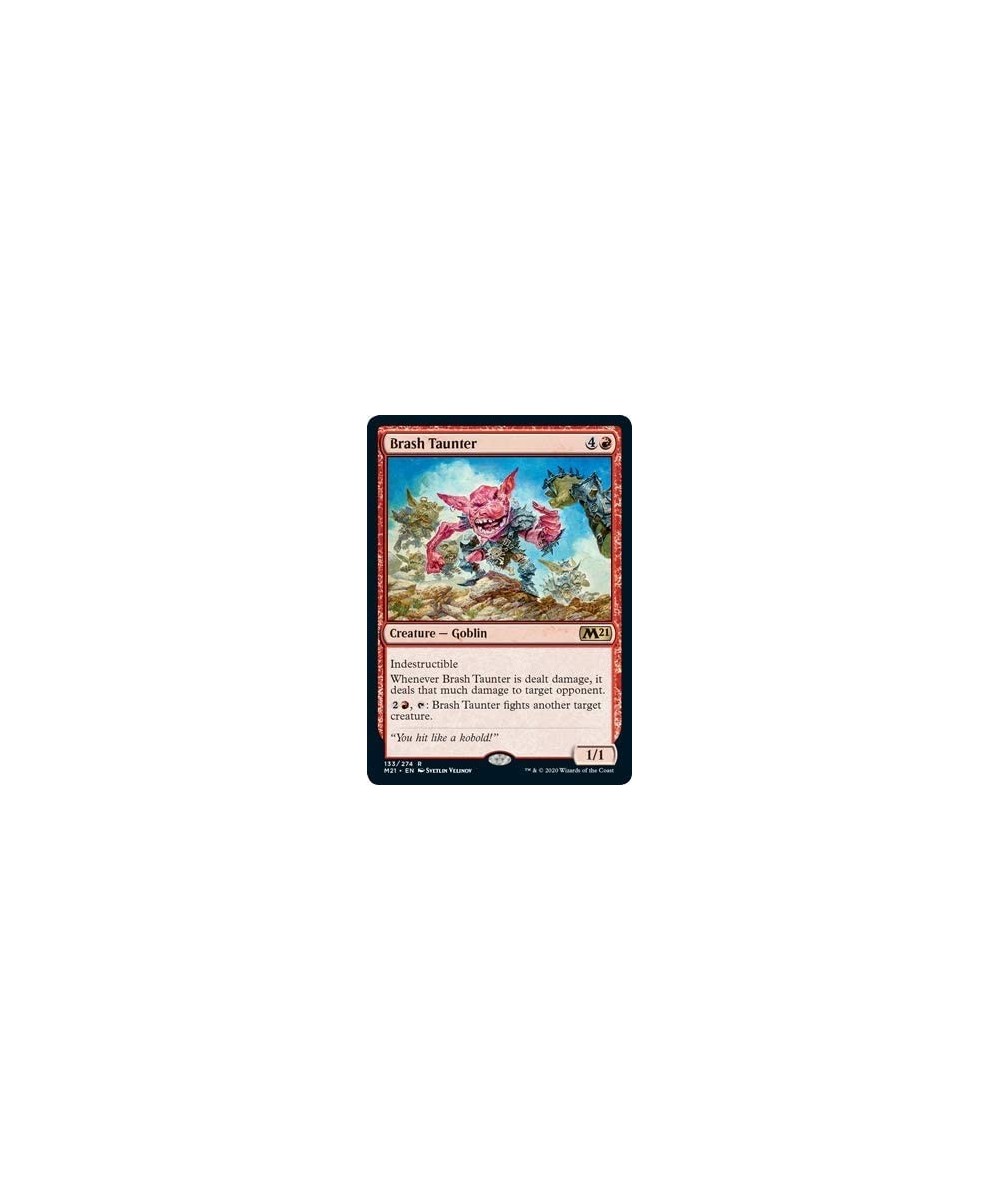 Magic: The Gathering - Brash Taunter - Core Set 2021 $13.61 - Board Games