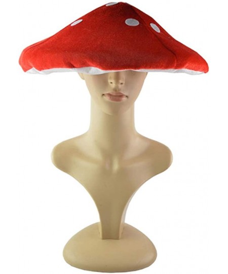 Red Mushroom Hat Toad Hat Mushroom Costume Party Funny Decoration Hat for Kids (White and Red) $15.68 - Kids' Party Hats