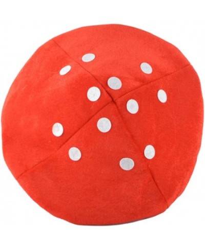 Red Mushroom Hat Toad Hat Mushroom Costume Party Funny Decoration Hat for Kids (White and Red) $15.68 - Kids' Party Hats