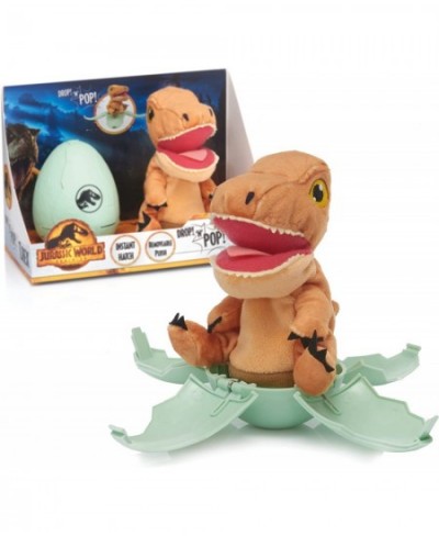 Stuff Jurassic World Drop 'n Pop Dino - T Rex | Dinosaur Egg with Pop-up Plush Toy | Official Dominion Merchandise Gifts and ...