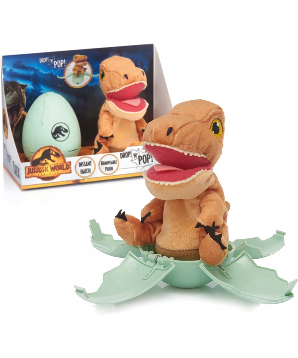 Stuff Jurassic World Drop 'n Pop Dino - T Rex | Dinosaur Egg with Pop-up Plush Toy | Official Dominion Merchandise Gifts and ...