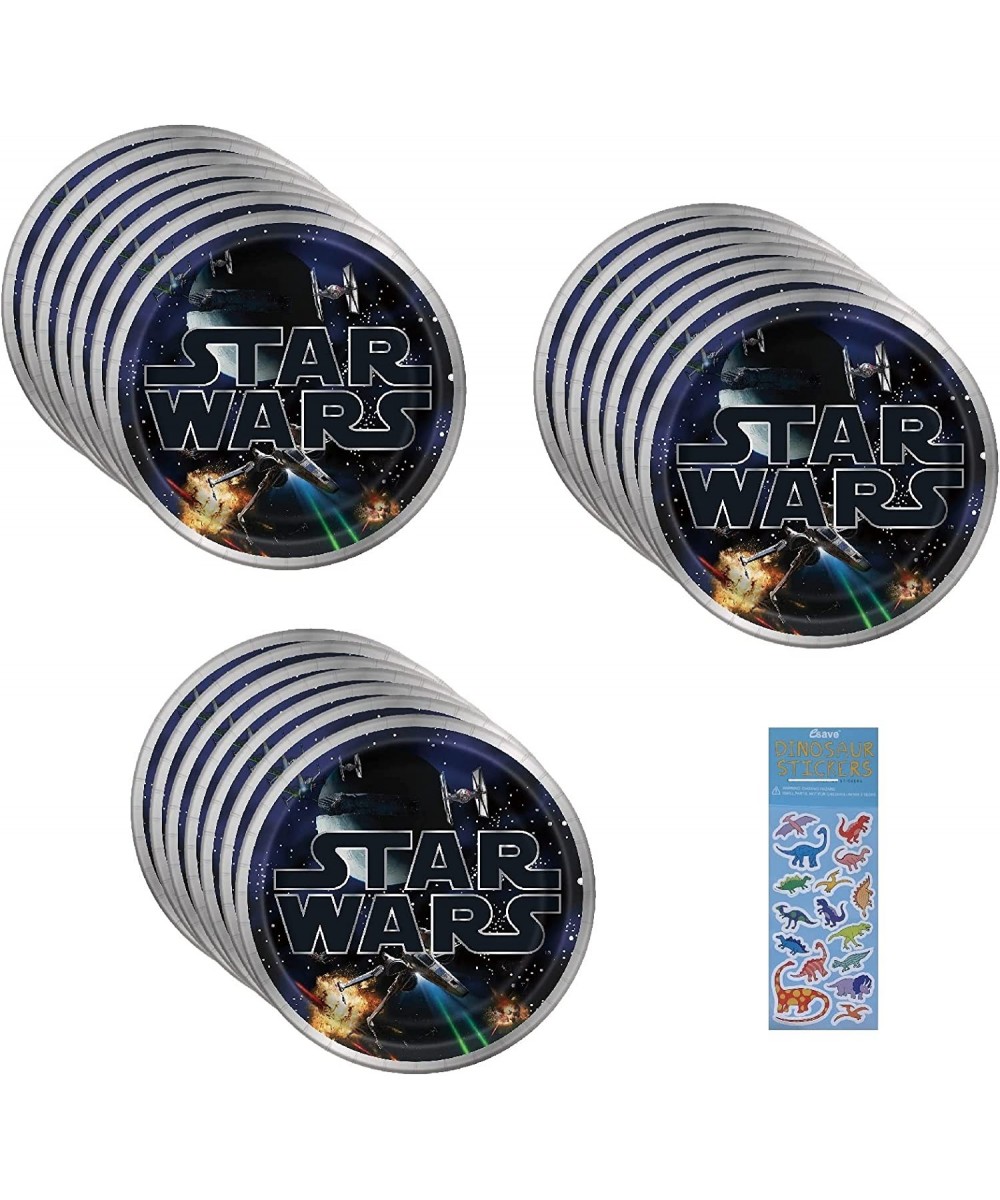 Star Wars Classic Birthday Party Supplies Bundle Pack includes Lunch Paper Plates - 24 Count $27.82 - Kids' Party Tableware