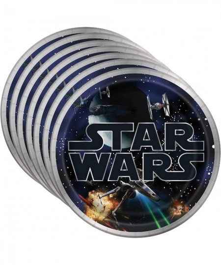 Star Wars Classic Birthday Party Supplies Bundle Pack includes Lunch Paper Plates - 24 Count $27.82 - Kids' Party Tableware