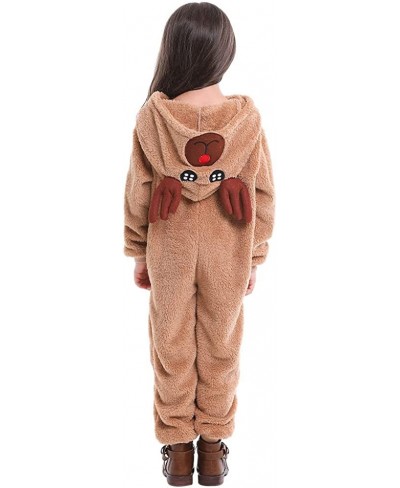 Christmas Costume Reindeer Child Pajamas Costume Unisex Deer Animal Onesie Party Jumpsuit $46.18 - Kids' Costumes