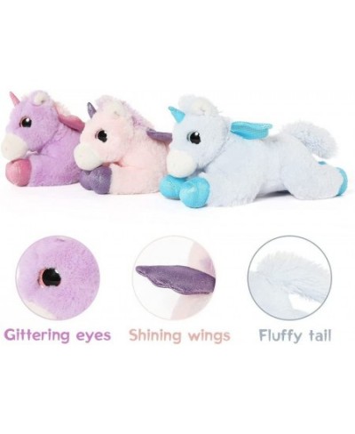 Unicorn Stuffed Animals 3 Piece Cute Unicorn Plush Toys Soft Gift for Kids Girlfriend 11.4inch $33.83 - Stuffed Animals & Ted...