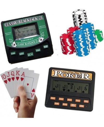 3 in 1 Gambling Handheld Video Game Pack - Solitaire Handheld Game - Blackjack Handheld Game - Poker Handheld Game $65.15 - K...