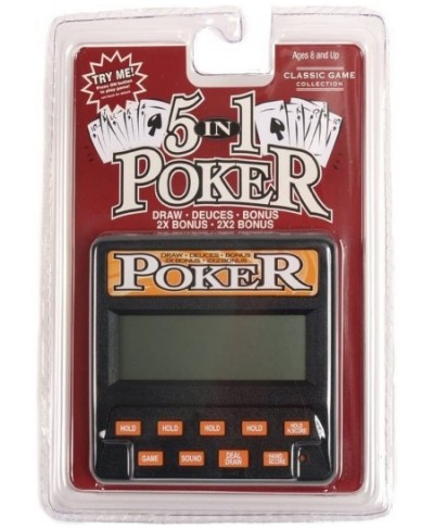 3 in 1 Gambling Handheld Video Game Pack - Solitaire Handheld Game - Blackjack Handheld Game - Poker Handheld Game $65.15 - K...