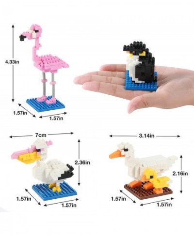 12 PCS Party Favors for Kids Mini Animals Building Blocks Sets Birds Party Favor Blocks Set $35.21 - Toy Building Sets