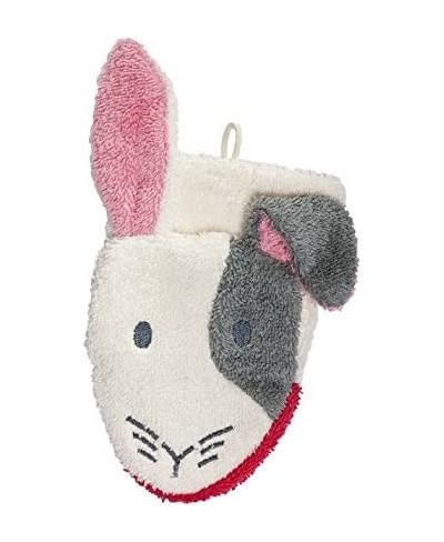 Organic Cotton Washcloth Mitt Bunny Rabbit Puppet Child Size $26.58 - Hand Puppets