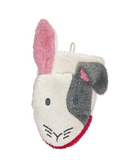 Organic Cotton Washcloth Mitt Bunny Rabbit Puppet Child Size $26.58 - Hand Puppets