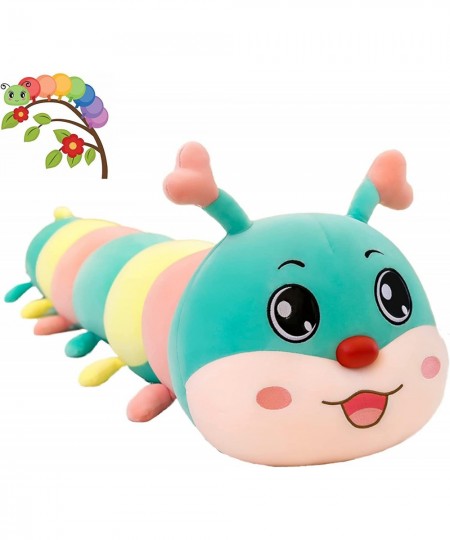 27.5 Inch Caterpillar Stuffed Animals Colorful Caterpillar Plush Toys Hugging Pillow Novelty Jumbo Soft Caterpillar Plushies ...