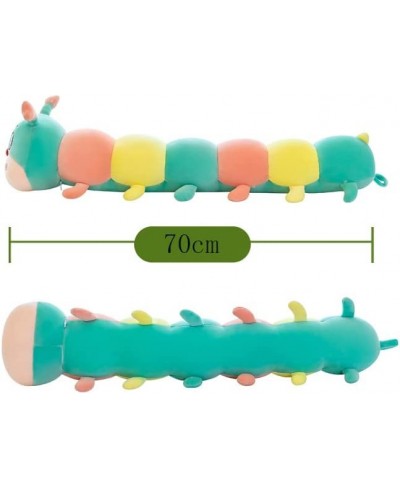 27.5 Inch Caterpillar Stuffed Animals Colorful Caterpillar Plush Toys Hugging Pillow Novelty Jumbo Soft Caterpillar Plushies ...