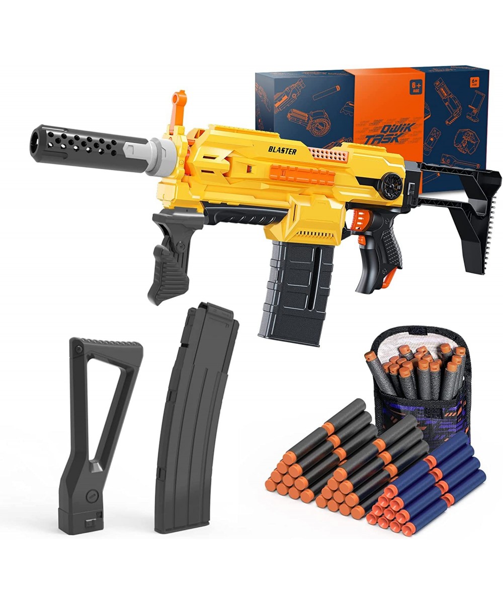 Fully Motorized Blaster & Toy Gun Attachments-AK Set with 60 Foam Darts(Include 40 Sharp Accuracy Darts) Compatible with Nerf...