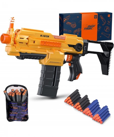 Fully Motorized Blaster & Toy Gun Attachments-AK Set with 60 Foam Darts(Include 40 Sharp Accuracy Darts) Compatible with Nerf...