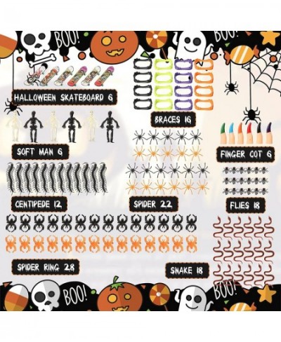 228 Pieces Halloween Toys Bulk Halloween Party Favors Halloween Prizes Halloween Assortment Toys for Halloween Tricks or Trea...