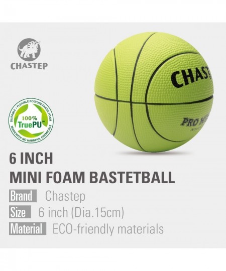 6“ Foam Mini Basketball for Kids Perfect for Practice and Backyard Play Soft and Bouncy (Lemon Green) $28.46 - Toy Sports Pro...