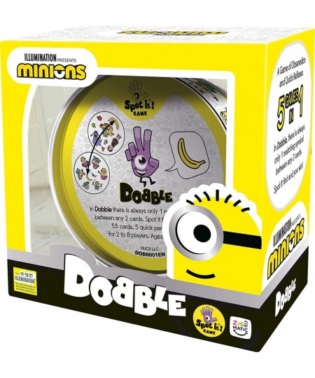 | Dobble Minions | Card Game | Ages 6+ | 2-8 Players | 15 Minutes Playing Time $39.55 - Card Games