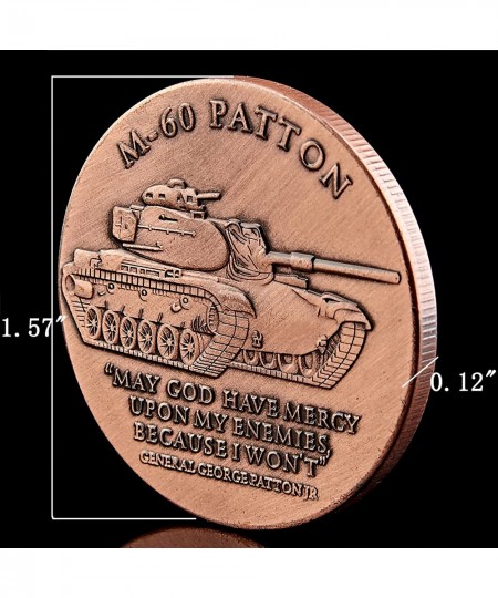 American Military Challenge Coin U.S . Army M-60 Patton Tank Souvenir Coin $17.72 - Gags & Practical Joke Toys