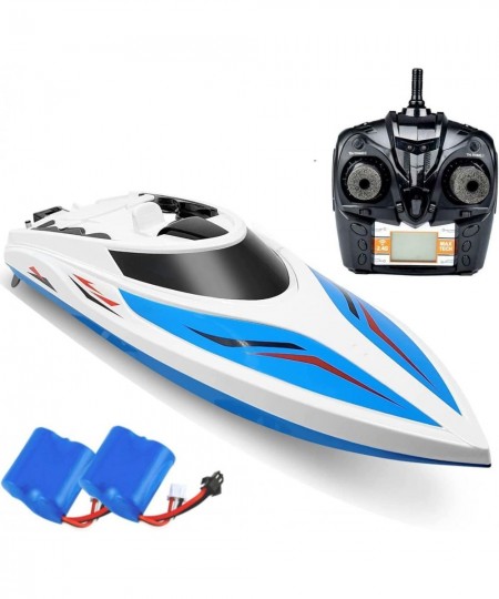 H102 Rc Boat 2.4GHz High Speed Remote Control Boats for Kids and Adults. Electric RC Racing Boat Toy for Boys Girls Outdoor U...