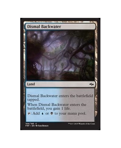 Dismal Backwater (168/185) - Fate Reforged - Foil $11.58 - Card Games