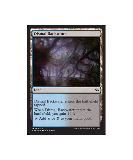 Dismal Backwater (168/185) - Fate Reforged - Foil $11.58 - Card Games