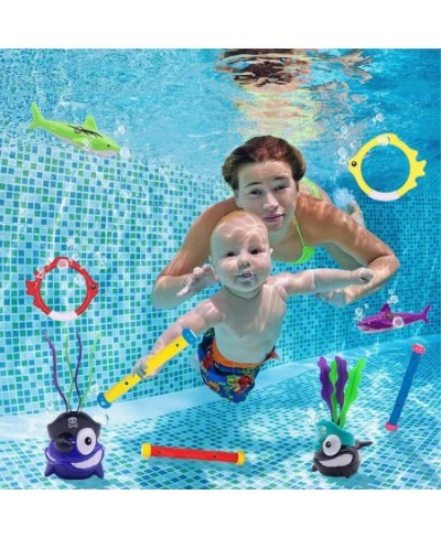 Pool Toys 32 Pack Summer Pool Diving Toys for Kids Fun Swimming Pool Games Sinking Toy Set swim dive toys Underwater Diving G...