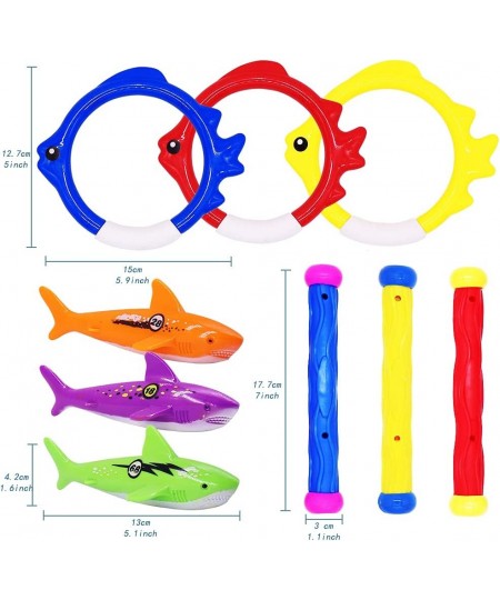 Pool Toys 32 Pack Summer Pool Diving Toys for Kids Fun Swimming Pool Games Sinking Toy Set swim dive toys Underwater Diving G...