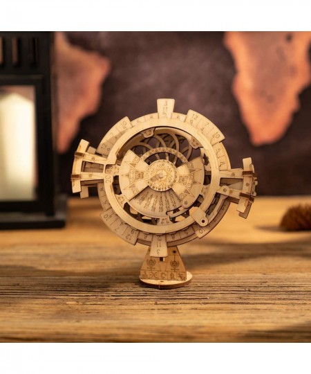 3D Jigsaw Puzzle Clockwork Construction Set DIY Mechanical Model Build Kit Laser Cut Woodcraft (Perpetual Calendar) $26.00 - ...