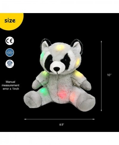 Light up Raccoon Stuffed Animal LED Glow Soft Plush Toy Colorful Companion Birthday Christmas for Kids 10'' $26.11 - Stuffed ...