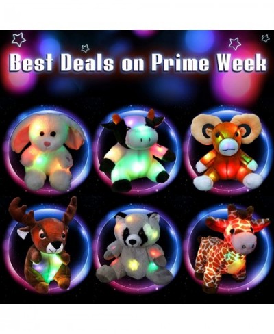 Light up Raccoon Stuffed Animal LED Glow Soft Plush Toy Colorful Companion Birthday Christmas for Kids 10'' $26.11 - Stuffed ...