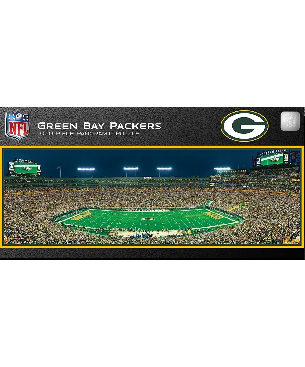 MasterPieces 1000 Piece Sports Jigsaw Puzzle - NFL Green Bay Packers Center View Panoramic - 13"x39 $31.45 - Jigsaw Puzzles