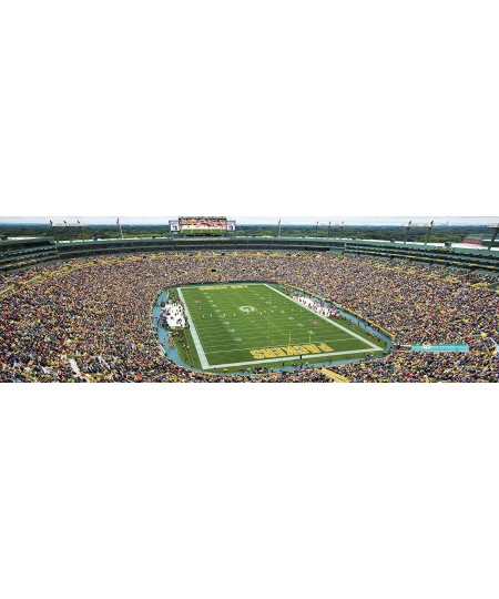 MasterPieces 1000 Piece Sports Jigsaw Puzzle - NFL Green Bay Packers Center View Panoramic - 13"x39 $31.45 - Jigsaw Puzzles