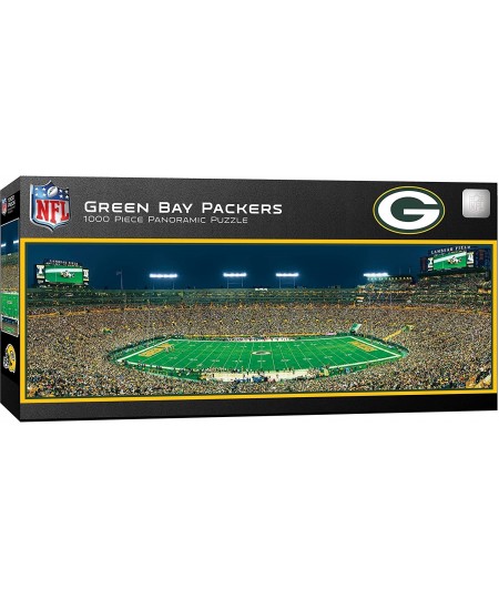 MasterPieces 1000 Piece Sports Jigsaw Puzzle - NFL Green Bay Packers Center View Panoramic - 13"x39 $31.45 - Jigsaw Puzzles