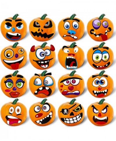 Halloween Pumpkin Decorating Kits Pumpkin Stickers Decorating Halloween Pumpkin Face Crafts for Kids Halloween Trick or Treat...