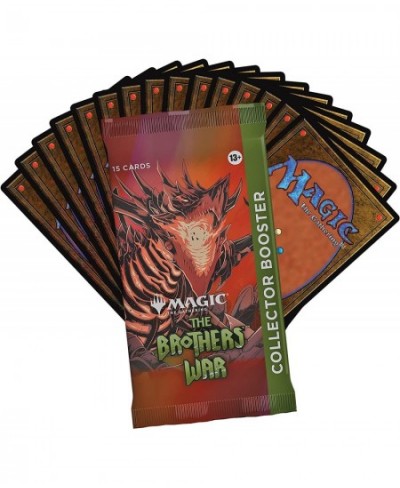 Magic: The Gathering The Brothers’ War Collector Booster | 15 Magic Cards $45.05 - Card Games