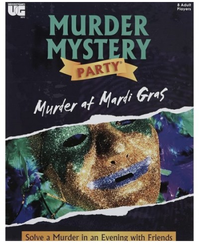 Murder Mystery Party Games - Murder At Mardi Gras Host Your Own New Orleans Murder Mystery Dinner for 8 Adult Players Solve t...