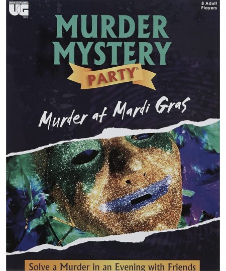 Murder Mystery Party Games - Murder At Mardi Gras Host Your Own New Orleans Murder Mystery Dinner for 8 Adult Players Solve t...