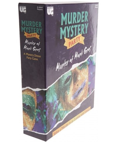 Murder Mystery Party Games - Murder At Mardi Gras Host Your Own New Orleans Murder Mystery Dinner for 8 Adult Players Solve t...