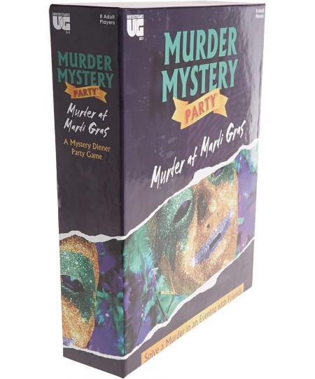 Murder Mystery Party Games - Murder At Mardi Gras Host Your Own New Orleans Murder Mystery Dinner for 8 Adult Players Solve t...