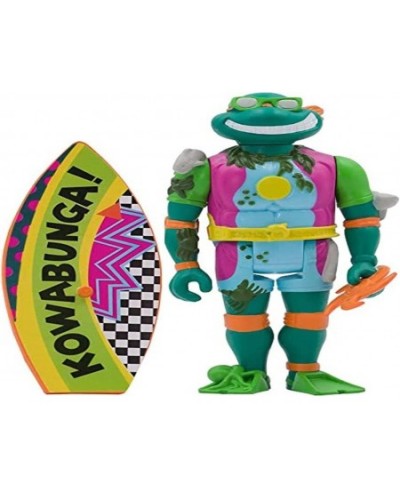 Teenage Mutant Ninja Turtles: Sewer Surfer Mike Reaction Figure Multicolor $30.71 - Action Figures