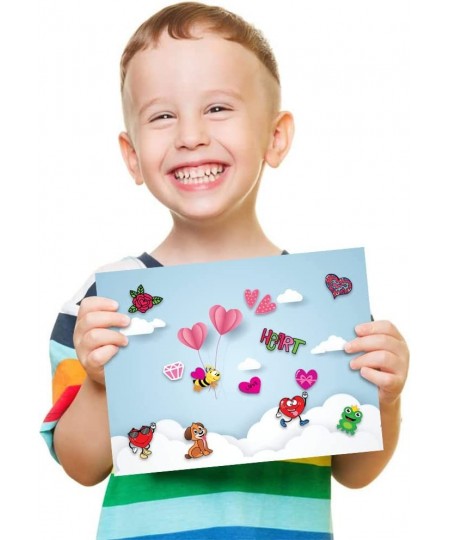 Valentine’s Day Stickers Assortment for Kids 100 Sheets with Over 1 600 Stickers Valentine Stickers and Treats Home-Made Holi...