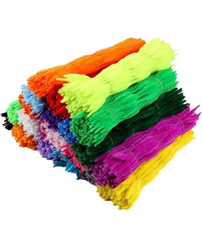 100Pcs Craft Pipe Cleaners Chenille Stems Assorted Colors Twisted Stick for DIY Art Crafts Decorations Kids Children Handmade...