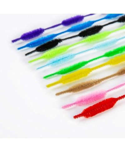 100Pcs Craft Pipe Cleaners Chenille Stems Assorted Colors Twisted Stick for DIY Art Crafts Decorations Kids Children Handmade...